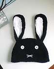 Bunny Ears Hat   Cute Usagi Cosplay Black