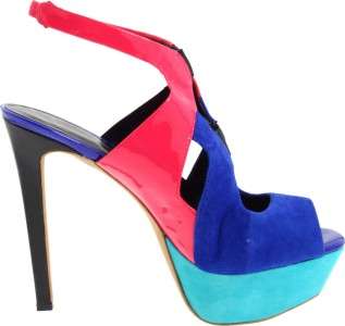 NIB Womens Shoes Jessica Simpson BENDIE Platform Sandal Heels Blue 