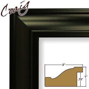 Contemporary 2 Black Picture Frames Poster Frames NEW  