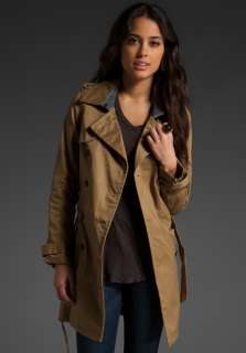 STAR CL Bardot Trench Coat in Alpaca  