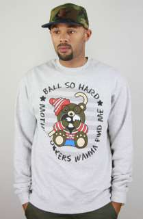 Entree Entree LS Ball So Hard Heather Gray Crew Neck  Karmaloop 