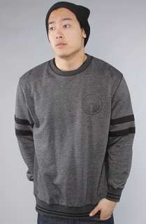 Crooks and Castles The Medusa Crest Crewneck Sweatshirt in Black 