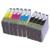 10 Druckerpatronen für Epson T0711 T0712 T0713 T0714 passend für 