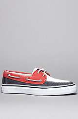 Sperry Topsider The Bahama 2 Eye Boat Shoe in Red, White & Blue