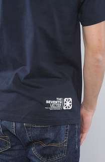 7th Letter The Seventh Crest Tee in Navy  Karmaloop   Global 