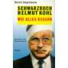 Schwarzbuch Helmut Kohl Wie alles begann