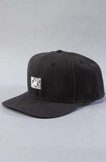 Crooks and Castles The Mens Woven Strap Back Cap Union Craft in Black 