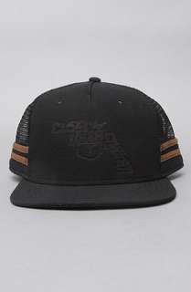 Crooks and Castles The Snub Text Trucker Hat in Black  Karmaloop 