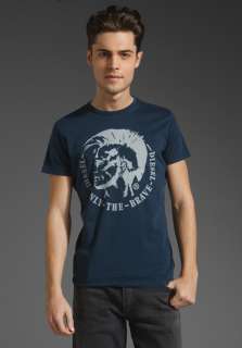 DIESEL T Nyne RS Tee in Midnight 