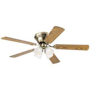 Westinghouse Contempra IV 52 in. Antique Brass Ceiling Fan 7871400 at 