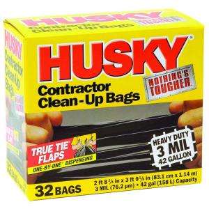 Trash Bags from Husky     Model HK42WC032B M 