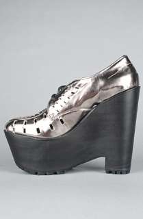 Jeffrey Campbell The Lykke Shoe in Pewter  Karmaloop   Global 