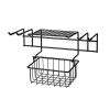 20 1/4 in. Garden Tool Rack with Removable Basket