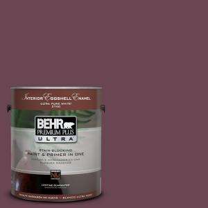 BEHR Premium Plus Ultra #UL100 21 Mixed Berry Jam Interior Eggshell 
