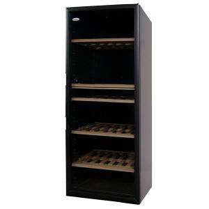 Vinotemp VinoCellier 267 Bottle Black Glass Door Wine Cabinet VT CAVE 