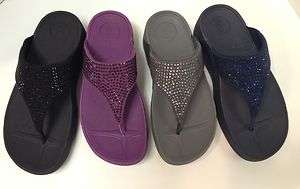 Fitflop Rokkit womens rhinestone sandals   black, navy, purple 
