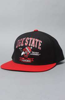 DGK The DGK State Of Mind Snapback Hat in Red and black  Karmaloop 