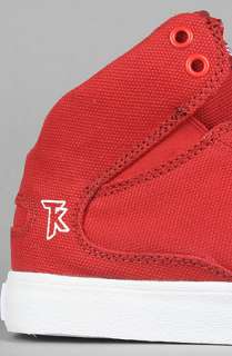 SUPRA The Society Mid Sneaker in Red Canvas  Karmaloop   Global 
