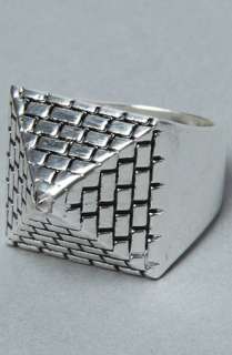 Han Cholo The Her Pyramid Ring in Silver  Karmaloop   Global 
