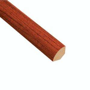 Brazilian Cherry 3/4 in. Thick x 3/4 in. Wide x 94 in. Length Laminate 