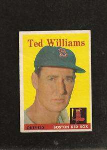 1958 Topps # 1 Ted Williams EX  