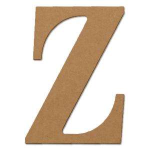 Design Craft MIllworks 8 In. MDF Classic Wood Letter (Z) 47385 at The 