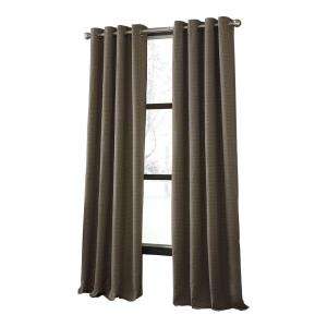 Curtainworks Delancey Pewter Tailored Grommet Curtain