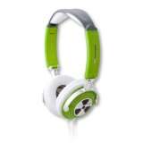 iFrogz EarPollution NervePipe Stereo Kopfhörer grün/weiß