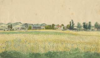 Otto Eckert  Landschaft in Ostpreußen um 1890  