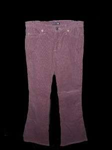 FRANKIE B marron stretch corduroy bootleg pants jeans 2  