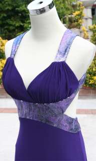 NWT HAILEY LOGAN $140 Purple Juniors Formal Gown M  