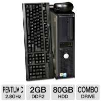 Dell Optiplex GX520 Desktop PC – Intel Pentium D 2.8GHz, 2GB DDR2 