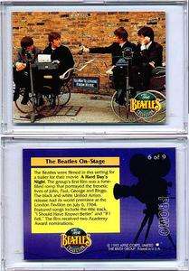 THE BEATLES A HARD DAYS NIGHT 1993 PROMO CARD ( 