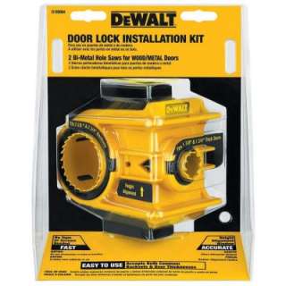 DEWALT Door Lock Installation Kit D180004 