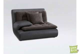 NEU Megasofa XXL Couch EXIT 1 FARBWAHL Textilleder mit Webstoff 