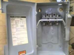 SIEMENS NF 352 SAFETY SWITCH, NON FUSED 60A. 600V.  