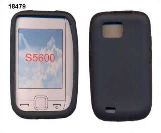 Samsung GT S5600 phone silicone case Black  
