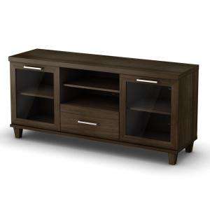 South Shore Furniture Adrian Matte Brown TV Stand 4909662 at The Home 