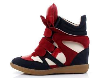 Annakestle Womens Velcro Strap High TOP Sneakers Shoes/Ladys Ankle 