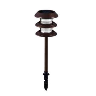 Hampton Bay 3 Tier Outdoor Heritage Solar LED Light (6 Pack) 79839 at 