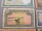 TWELVE PIECES VIETNAM PAPER MONEY WAR ERA  
