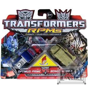TRANSFORMERS RPMs Optimus Prime vs Bonecrusher Autos (Matchbox   Hot 
