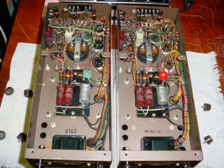 Pair Marantz Model 5 Tube Amplifiers + Original Tube Cages & Mullard 