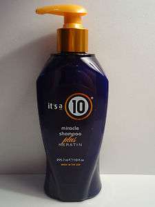 ITS ITS A 10 LEAVE IN HAIR MIRACLE SHAMPOO PLUS KERATIN  10oz NEW 