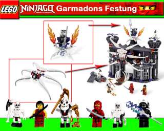 NEU LEGO NINJAGO 2505 Garmadons Festung inkl.Kai, Nya, Garmadon 