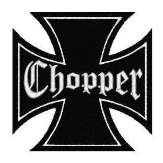 CHOPPER IRON CROSS Patch Aufnäher Eisernes Kreuz MC  