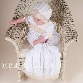 Baby Beau & Belle Chloe Newborn Christening Gown  
