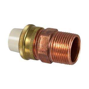 NIBCO 1/2 in. x 3/4 in. Copper and CPVC MPT x Slip Transition Union 