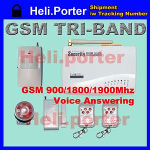 NEW GSM AutoDial SMS Voice Answering Alarm System Y1  