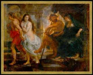 Kunstreproduktion Orpheus und Eurydike mit Pluto   